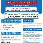 CPD Seminar on “Industrial 4.0 & IoT”