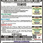 State Engineering & Engineering Technology Entry Test (SEET) 2024