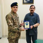 Commander 7 AK Brigade pays visit to Brigadier Younus Javed, VC MUST, Mirpur AJ&K